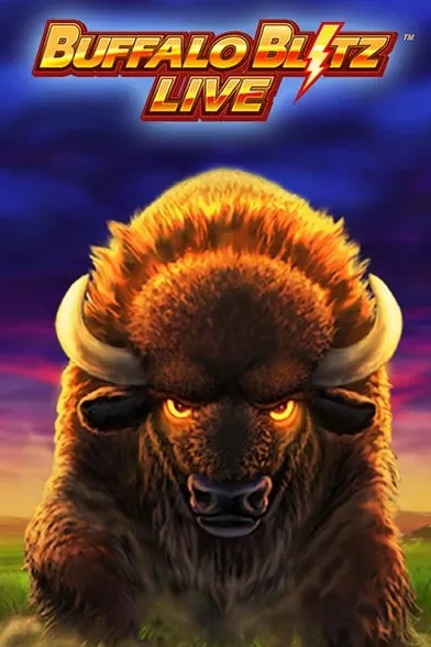 Buffalo Blitz Live Slots von Playtech, Spielcover