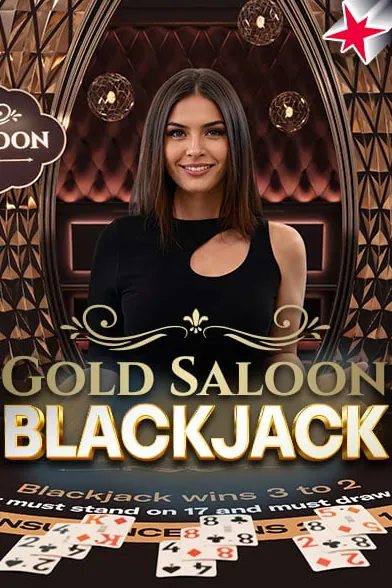 Gold Saloon Blackjack von Iconic 21, Live-Tisch