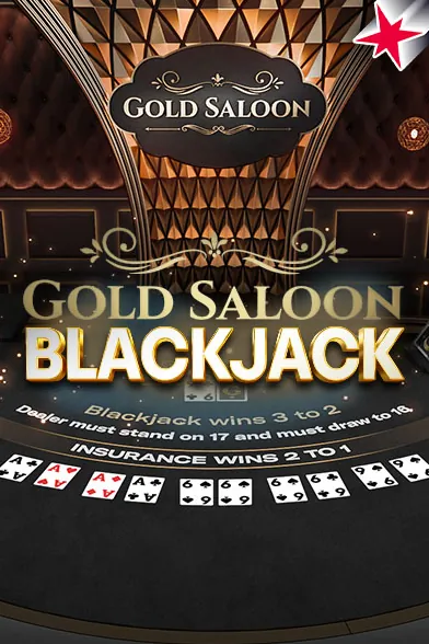 Gold Saloon RNG Blackjack von Iconic 21, Live-Tisch